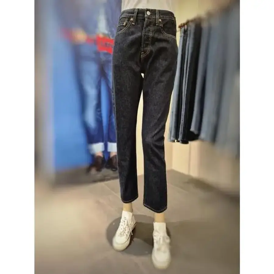 여성 501 오리지널 스트레이트핏 진 진청 12501-0384 S45902292