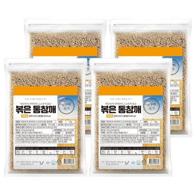 건강한밥상 볶은 통 참깨 150g (4개)_이미지