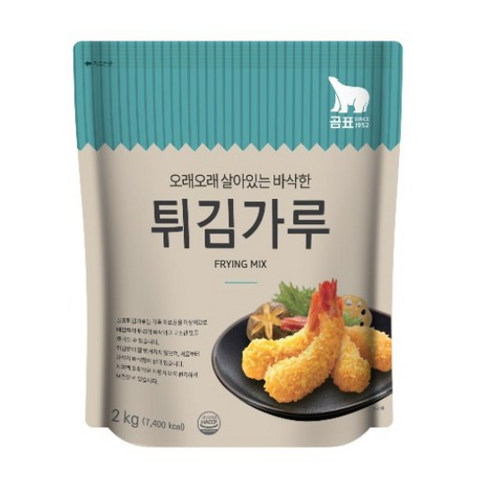 곰표 튀김가루 2kg 2개