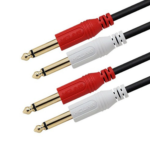맥라인 MC-PA09 6.3mm 2모노 케이블 (5m)_이미지