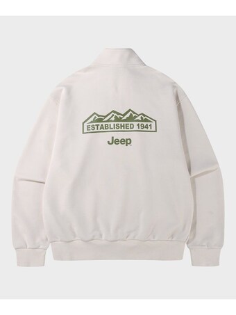 JEEP M-Logo <b>에센셜</b> <b>하프</b><b>집업</b> 맨투맨 JR5TSU838BT 428U2KR IZ3A29M QDIJR5TSU838BT