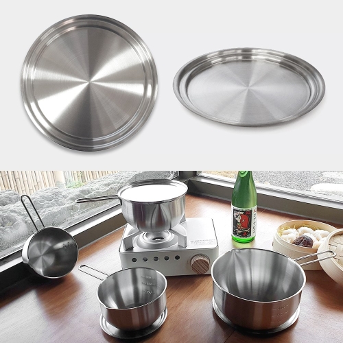 쿠커스 판다 에비히슈테른 레카 계량 멀티팟 4size 14cm 16cm 18cm 20cm 스텐 믹싱볼 눈금 각인 /한국 국내생산/..