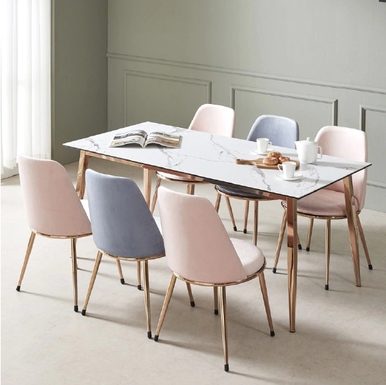 헤스티아 로즈골드 세라믹 식탁 1700