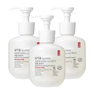 아모레퍼시픽 일리윤 프로바이오틱스 스킨 배리어 젠틀 클렌저 300ml (3개)