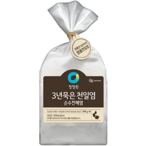  청정원 3년묵은 천일염 800g [1개]