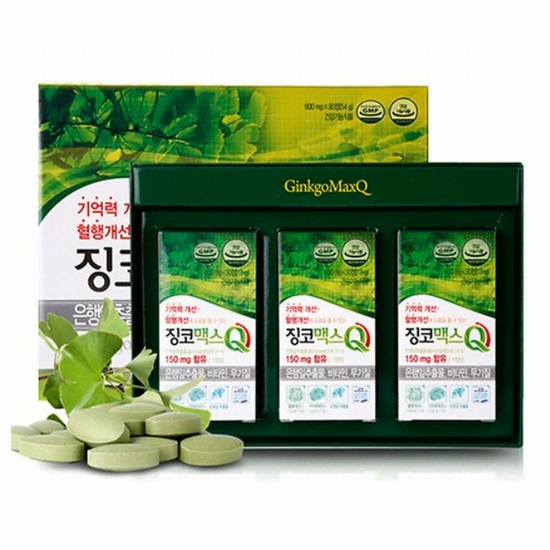 로하비 징코맥스 큐 30정 3개입 세트 (2개)