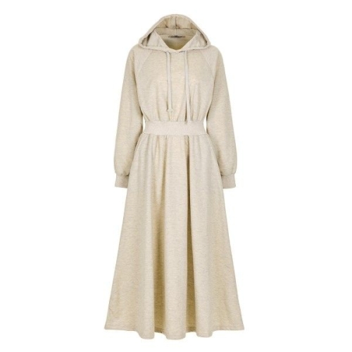 블루레이스 후드스트링플레어롱원피스_B4S1OP3241