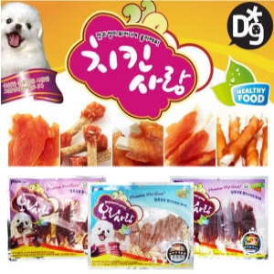 강아지간식 오리사랑 오리사사미 400g-치킨사랑