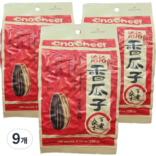 챠챠푸드 챠챠 해바라기씨 양념맛 228g (9개)_이미지