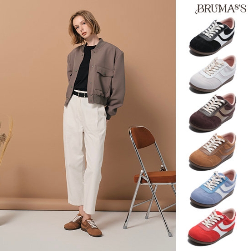 브루마스 여성 소가죽 비바스니커즈_이미지