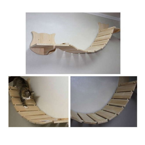  쁘띠펫츠 원목 DIY 캣브릿지 연결다리
