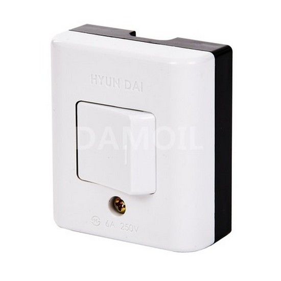 현대일렉트릭 노출 1구 사각스위치