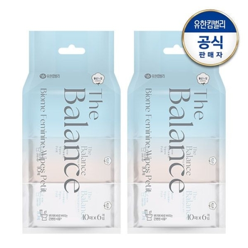 더밸런스 여성청결티슈 쁘띠 10매