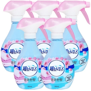 한국피앤지 페브리즈 강력탈취 은은한 꽃향 370ml (5개)