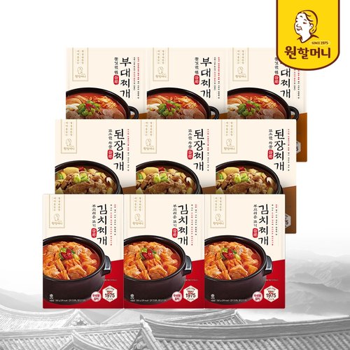 원할머니 부드러운 고기 듬뿍 김치찌개 500g (3개)