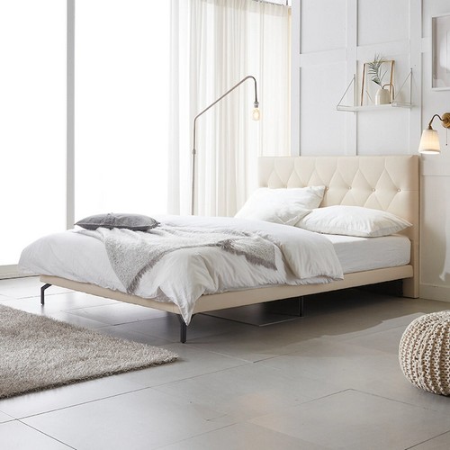 지젤 가죽 침대 D