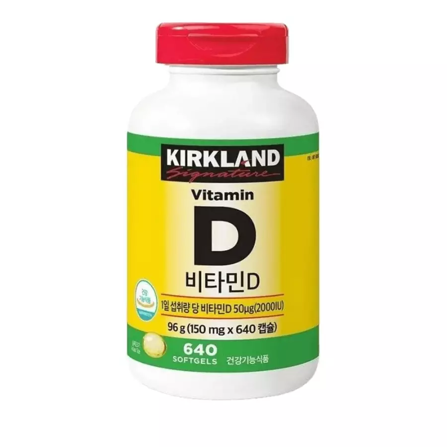 커클랜드 시그니춰 비타민D 150mg 640캡슐 (6개)_이미지