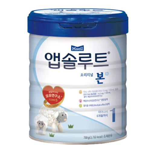 매일유업 앱솔루트 오리지널 본 1단계 750g (6개)