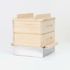 [불명] 로긴 편백 나무 찜 찜기 스텐 2단 물솥 세이로무시 물솥형 인덕현 호환