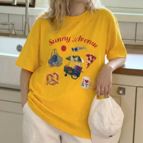 써니 박시티셔츠 SEX418M603 빅사이즈