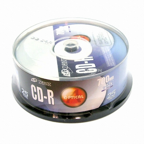 에이데이타코리아 DDZONE CD-R 700MB 52X 케익 (25장)_이미지