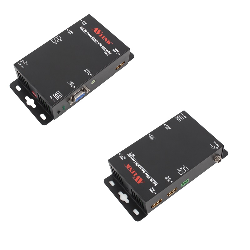 강원전자 NETmate 멀티포맷 2:2 매트릭스 분배기 (SD-2)_이미지