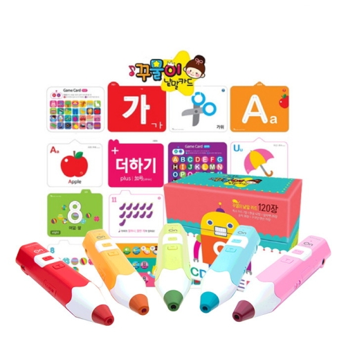 세이펜 레인보우세이펜(32G) + 꾸물이낱말카드(120장) + 벽그림(3종)_이미지