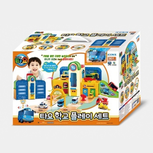 아이코닉스 꼬마버스타요 타요 타요 학교 플레이세트