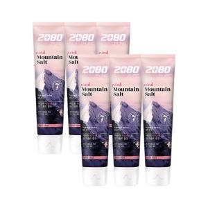 2080 히말라야 퓨어마운틴 핑크 솔트치약 150g x 10개 + 크리스탈 150g x 6개 (1세트)_이미지