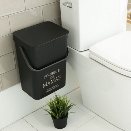 달팽이리빙 푸벨드마망 벽걸이 휴지통 10L (1개)_이미지