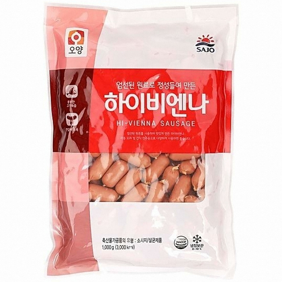 사조오양 하이 비엔나 1kg (2개)_이미지