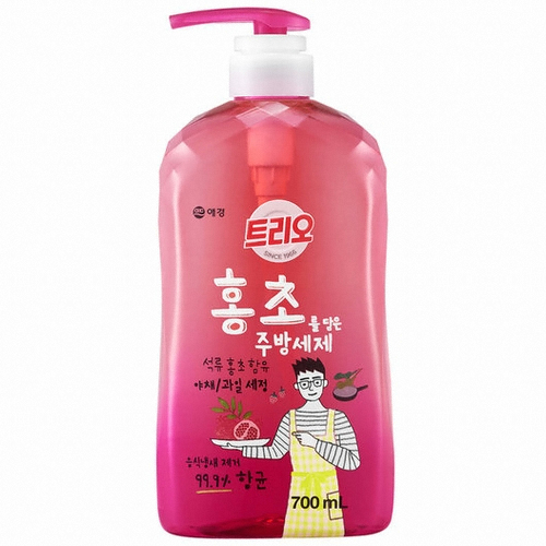 애경 트리오 홍초를 담은 주방세제 700ml (4개)