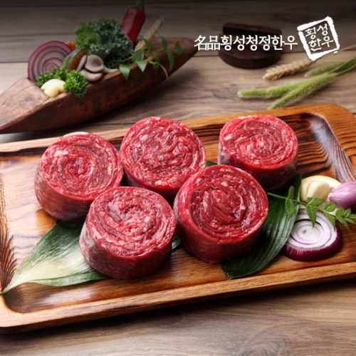명품횡성청정한우 1등급이상 명품 횡성한우 불고기 300g (1개)_이미지