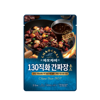 샘표식품 샘표 차오차이 130직화간짜장 165g[10개]