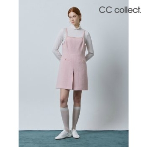 씨씨콜렉트 SET-UP 슬리브리스 트위드 미니 원피스 PK_C244MSE231
