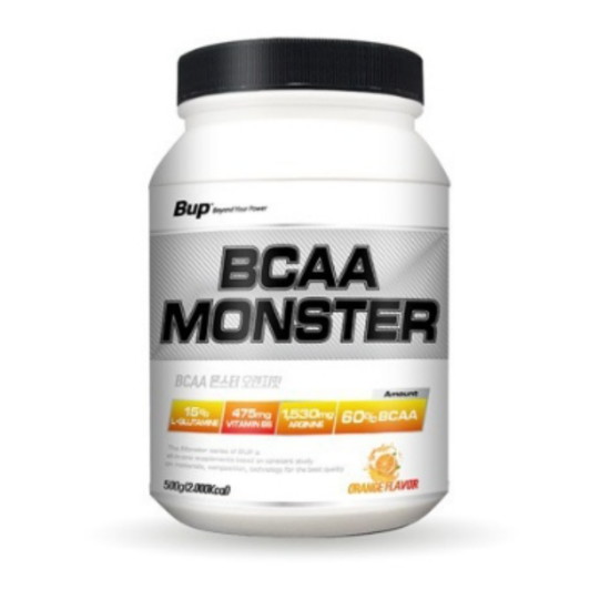 비유피 BCAA 몬스터 오렌지맛 500g (1개)