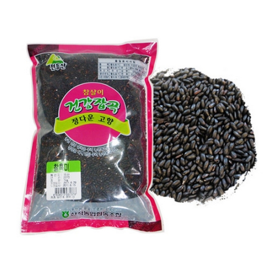 산척농협 천등산 참살이 찰흑미 1kg (1개)