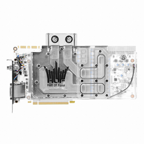 갤럭시 GALAX 지포스 GTX1080 Ti Hall Of Fame D5X 11GB Water Block_이미지