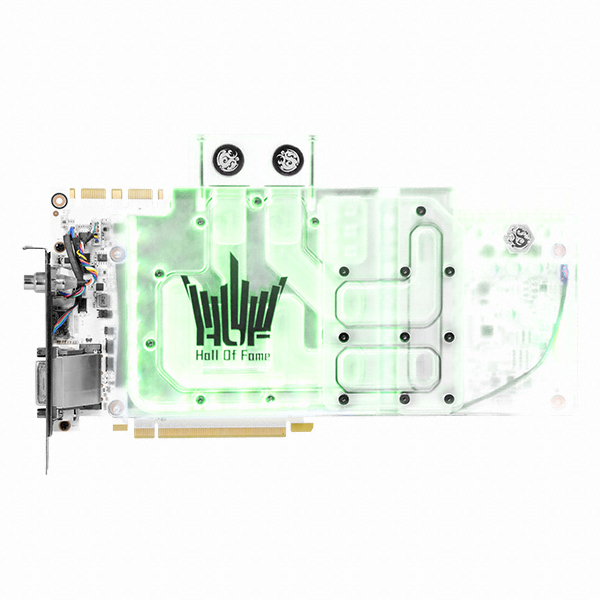 갤럭시 GALAX 지포스 GTX1080 Ti Hall Of Fame D5X 11GB Water Block_이미지