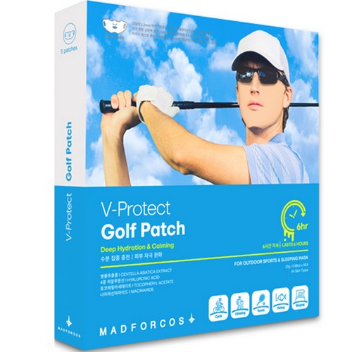 매드포코스 V 프로텍트 골프패치 대형 (5매)