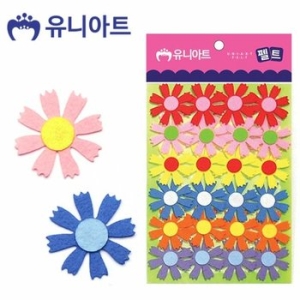 유니아트 n8132D67717 펠트 코스모스 소 24pcs 45mm P0000CMQ_이미지