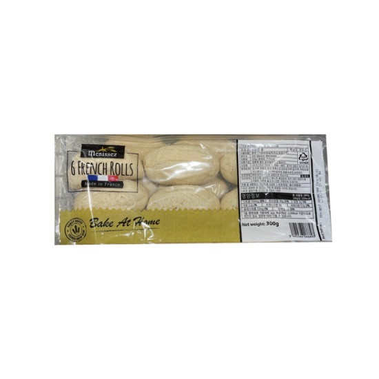 글로벌푸드 프랑스 미니 프렌치롤 냉동 생지 빵 6개입 300g (2개)_이미지