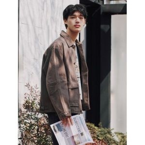 신성통상 탑텐 남성 데님 트러커 재킷_MSF4KG1001