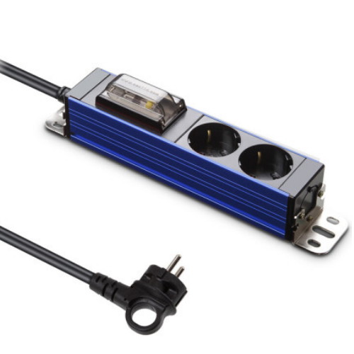 현대일렉트릭 서버탭 2구 16A 알루미늄 고용량 멀티탭 (5m)_이미지