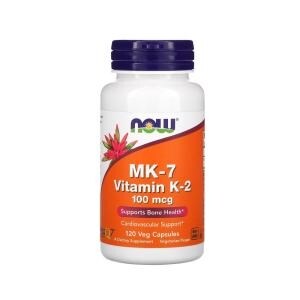 나우 Foods MK 7 비타민 K 2 100mcg 120 채식캡슐