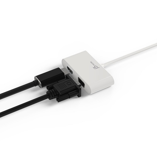 이지넷유비쿼터스 넥스트 JCA174 USB 타입C to VGA & HDMI 멀티 디스플레이_이미지