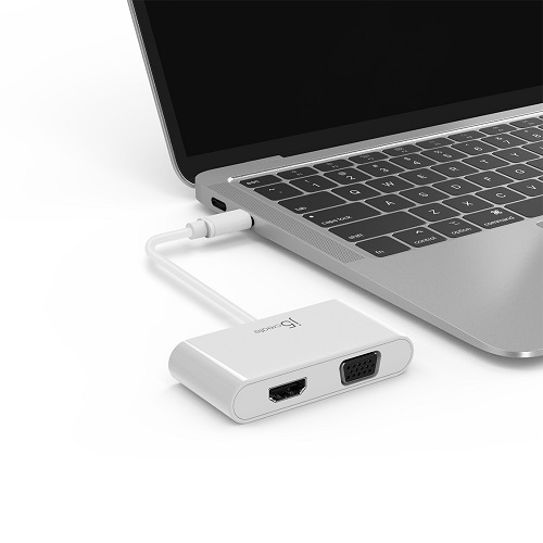 이지넷유비쿼터스 넥스트 JCA174 USB 타입C to VGA & HDMI 멀티 디스플레이_이미지