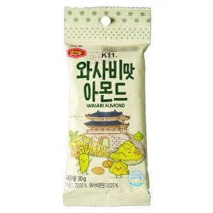 와사비 고추냉이맛 아몬드 30g 12개 싸다몰2920611