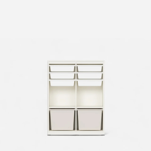 샘키즈 1단 미니박스 수납책장 870 크림오트밀