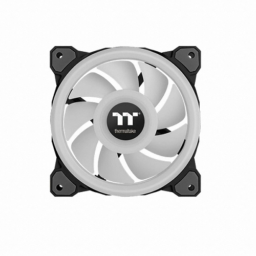 써멀테이크 Riing Quad 12 RGB 라디에이터 팬 TT 프리미엄 에디션 (컨트롤러/3팩, 블랙)_이미지